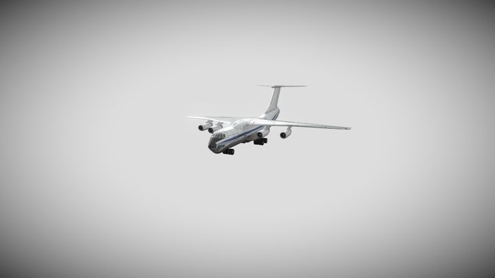 Ilyushin Il-76/Ил-76; NATO reporting name Candid 3D Model