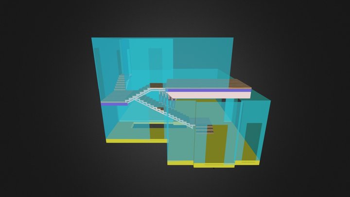 Чабаны  / Лестница 3D Model