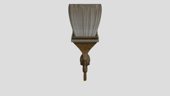 Splatoon 3 Octobrush Nouveau 3D Model