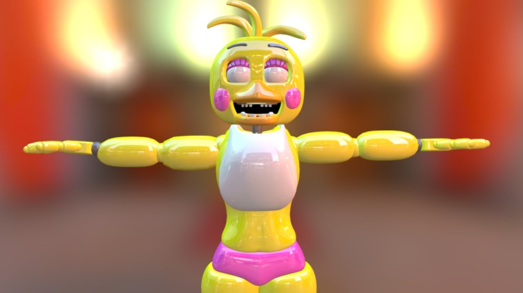 Toy Chica V1 - 3D model by Fazersion(Stormoon) (@officialstormoon) .