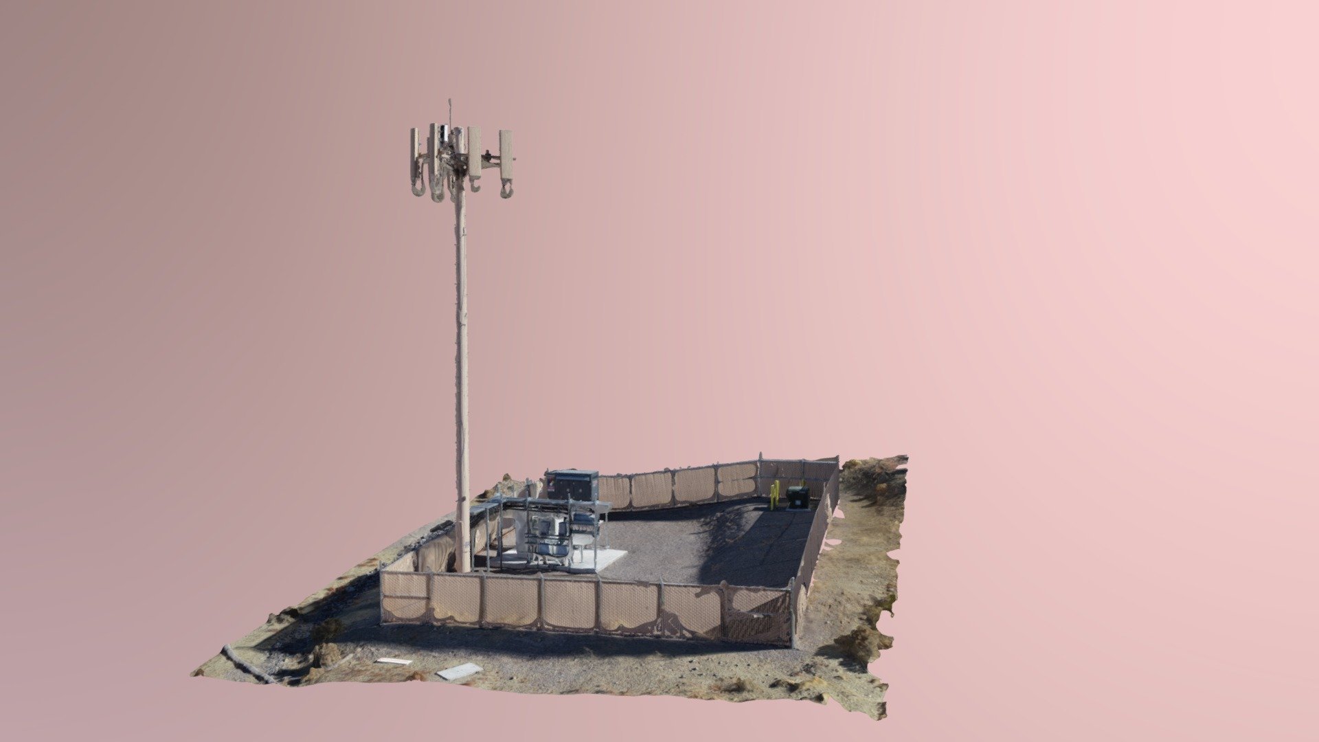 Cell Tower Drone Model Reno, NV 3D model by First Take Aerial