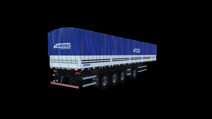 Graneleiro Semirreboque 3D Model