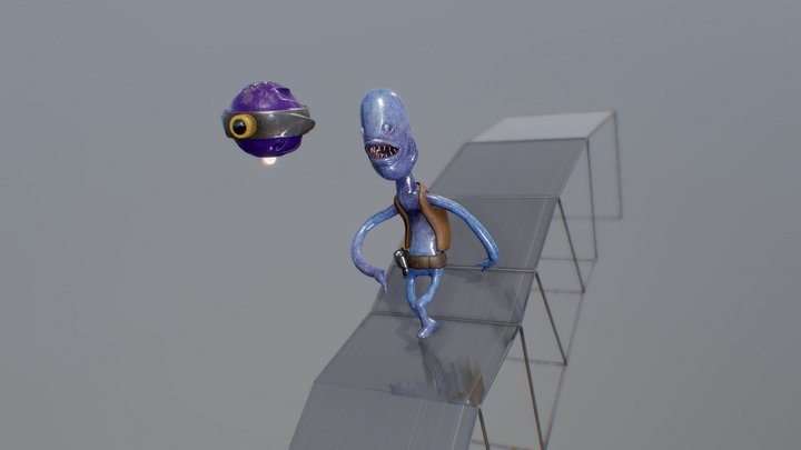 Trashalaxy - Scene 001 3D Model