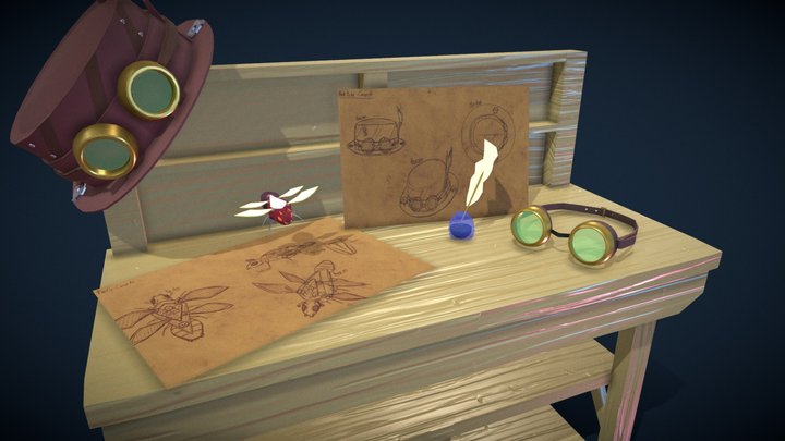 Tinkerer's Work Bench 3D Model