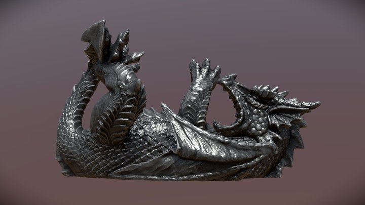 Dragon Bottle Holder 3D Model