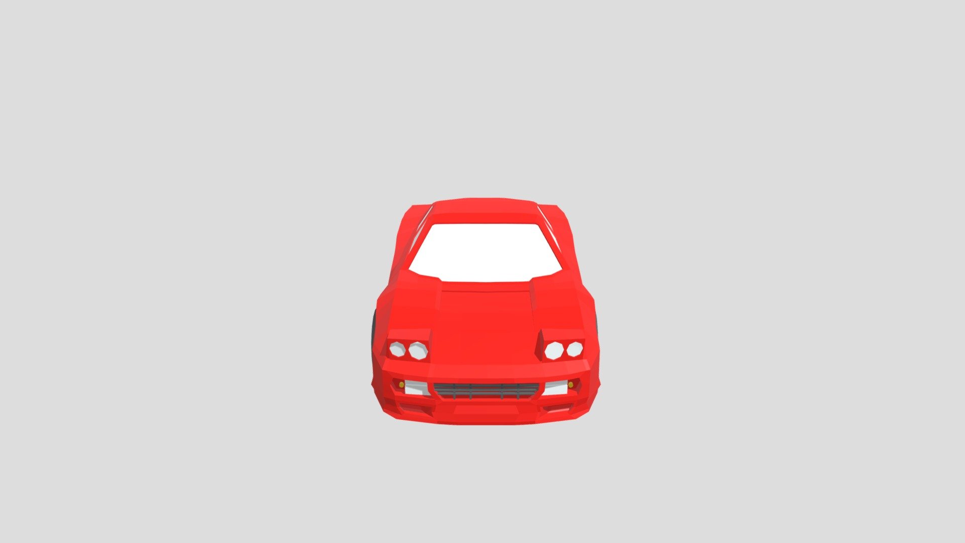 Ferrari 512-TR (Low Poly)