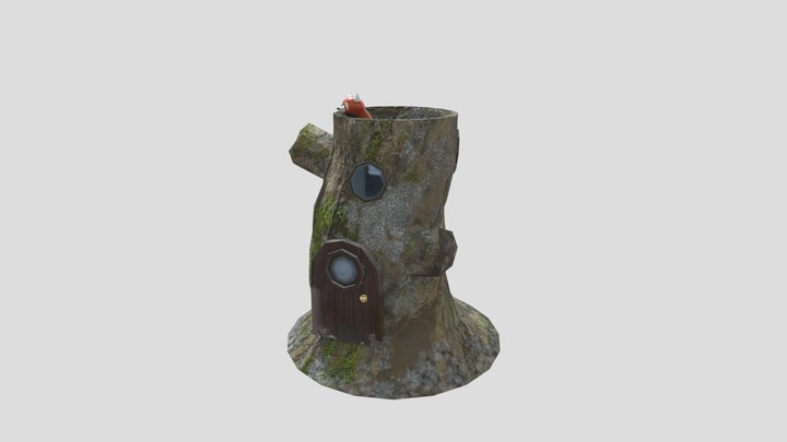 Stump living 3D Model