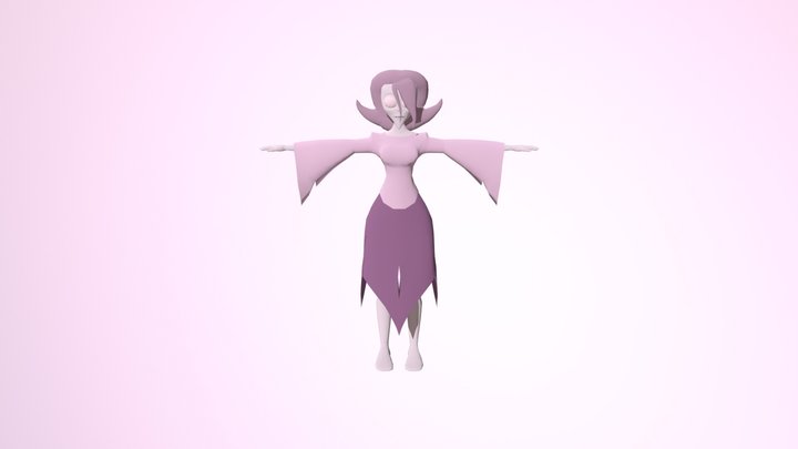 Prueba de Modelaje de un Personaje 3D Model