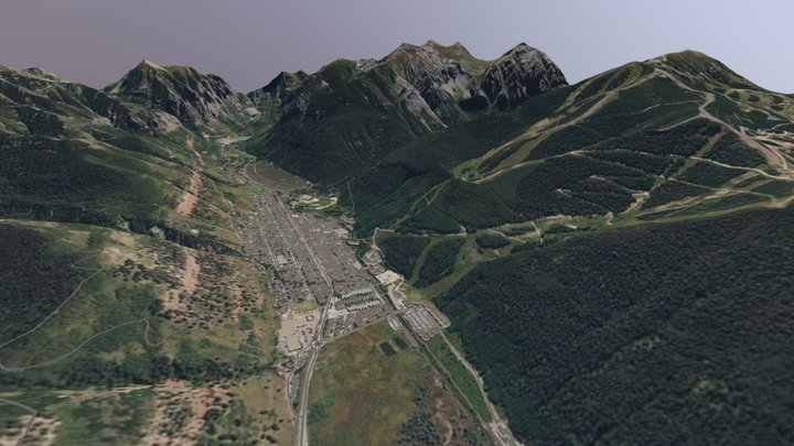 Telluride, Colorado produced with TerraTools 3D Model