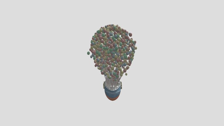 Ship 10M - Poupelle of the Chimney Town 3D Model