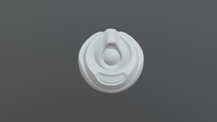 Robo-orb Retopology 3D Model