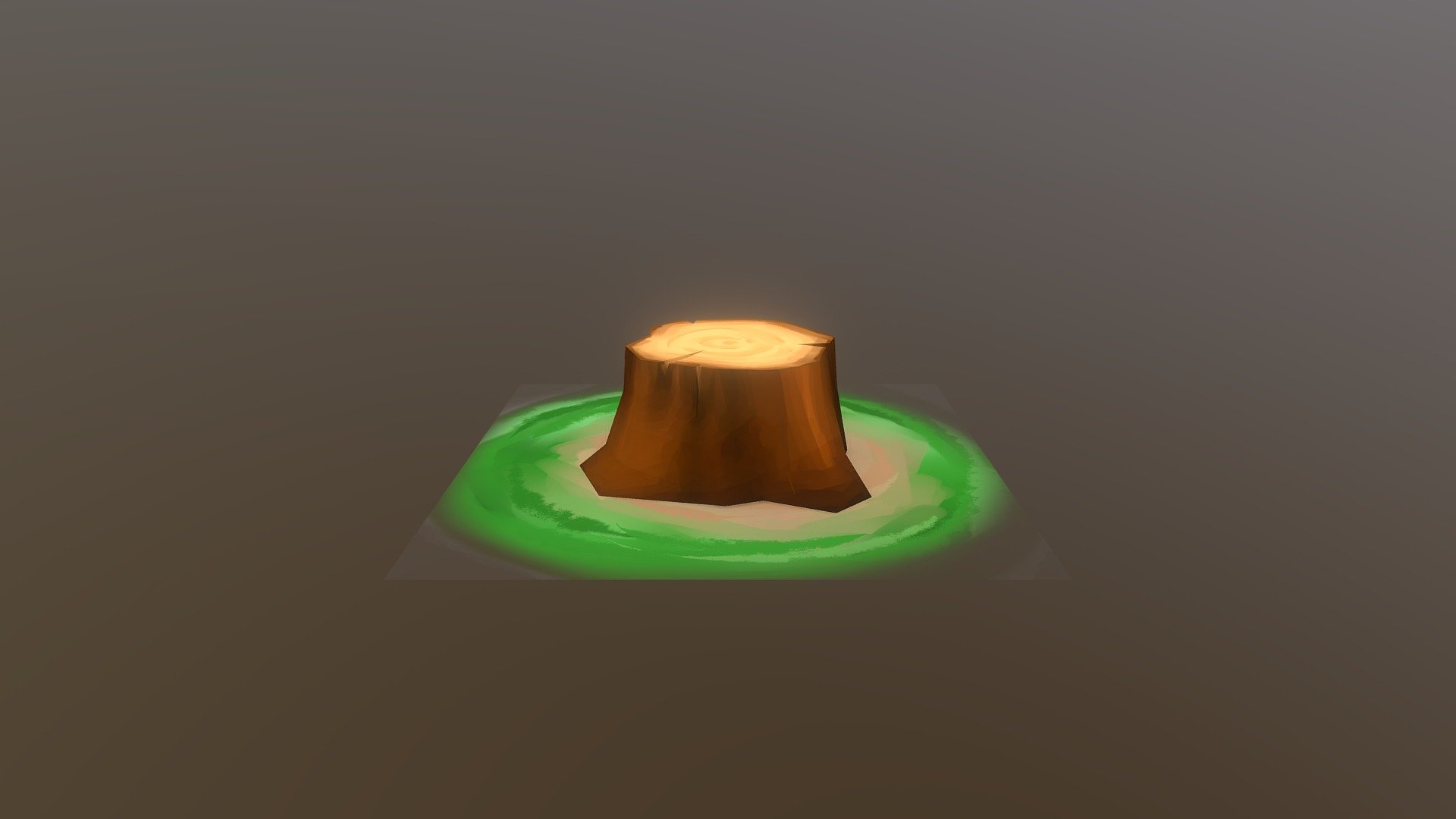 Hand Painted Asset - Tree Stump - Download Free 3D Model By Kai Xiang ...