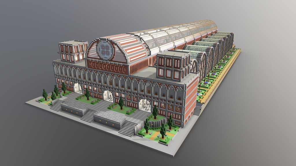 Minecraft Gare / Train Station