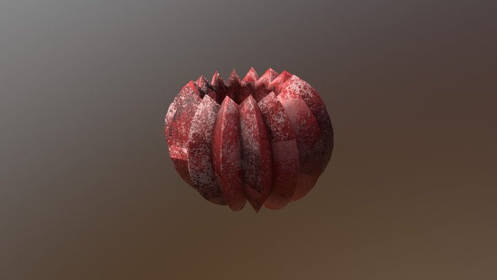 Round Coral Single 3D Model
