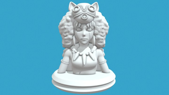Princess Mononoke 3D Model
