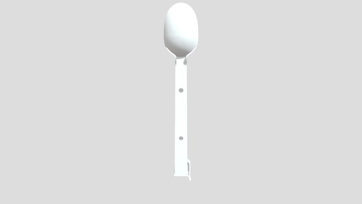 Flurry Spoon 3D Model
