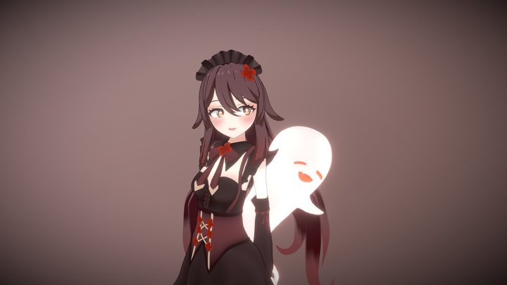Genshin Impact - Hu Tao 3D Model