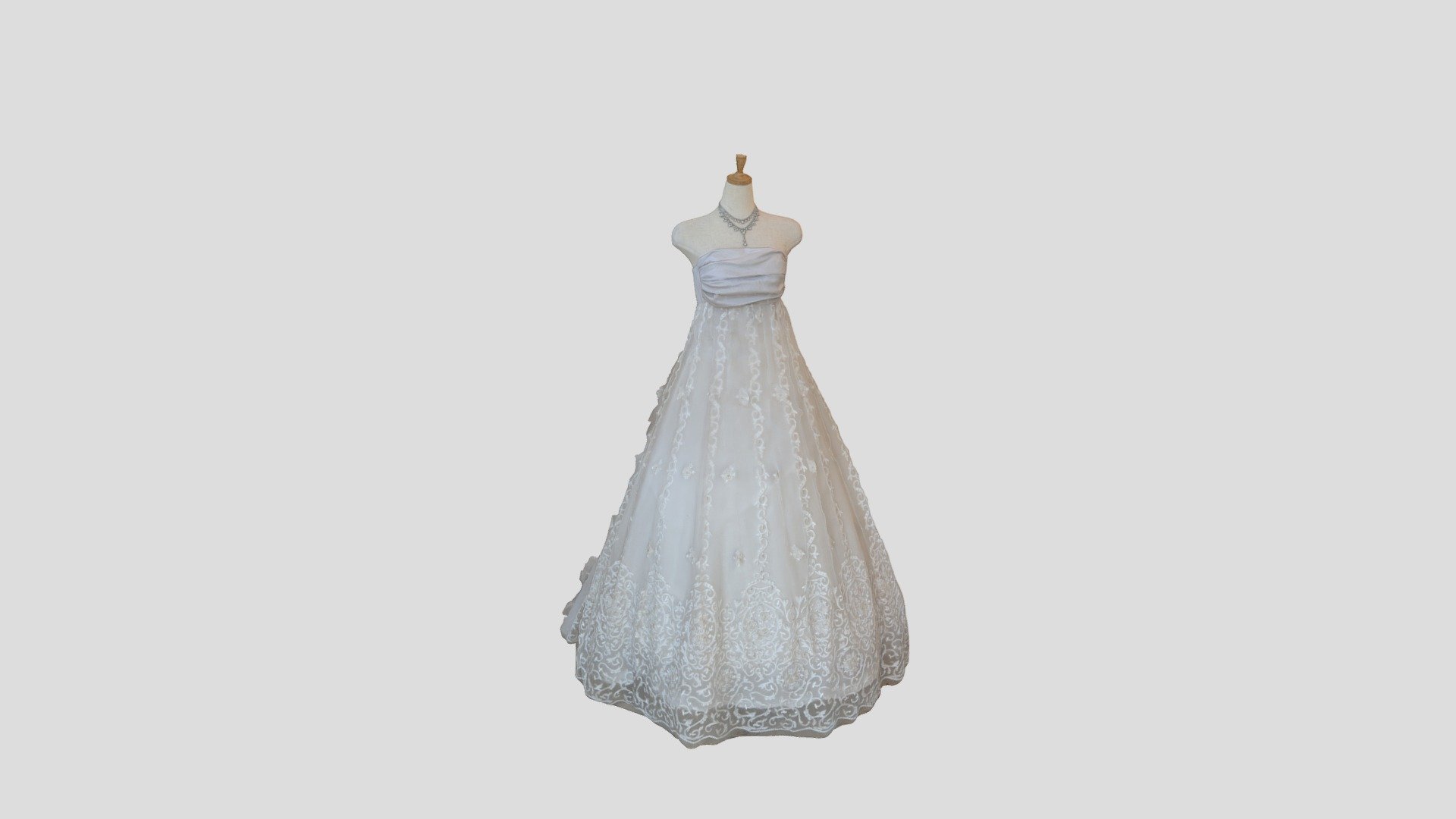 New Wedding dress 2022 - 3D model by Koto3D Stephane Vogley (@sayavog ...