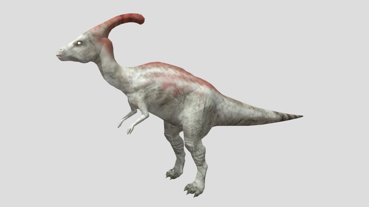 ar dino roar parasaurolophus – Free 3D Model STL