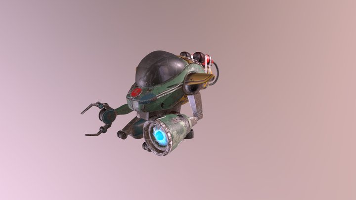 Gustavinho Spaceship 3D Model