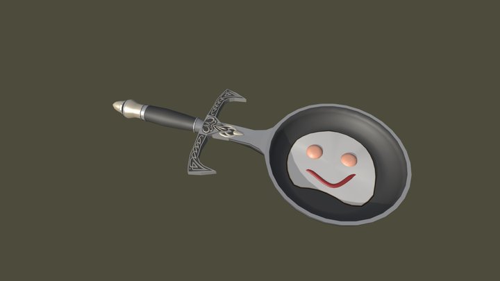Kitchen sword 3D Model