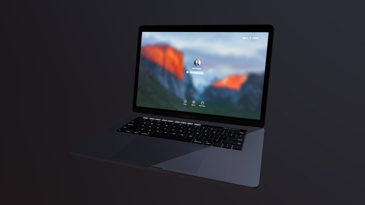 LapBook Pro 3D Model