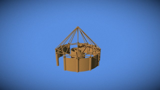 Kiwiburn Temple 2017 3D Model