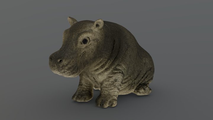 Hippo toy 3D Model