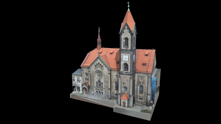 Kościół Zbawiciela w Tarnowskich Górach 3D Model