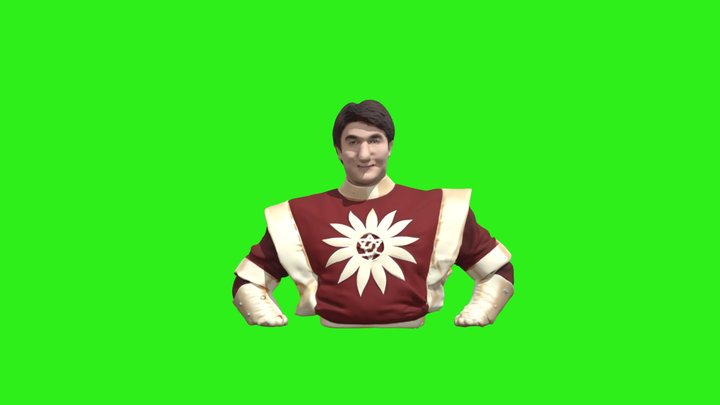 Shaktimaan half 3d model ftu