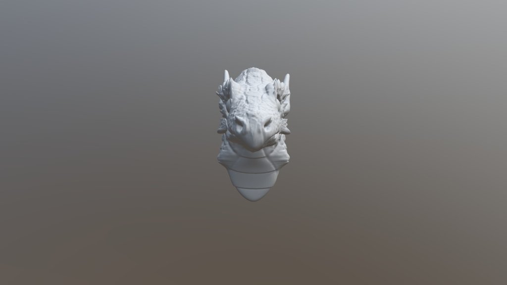 Young Dragon Bust