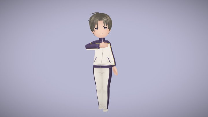 Heshikirihasebe Jersey version 3D Model