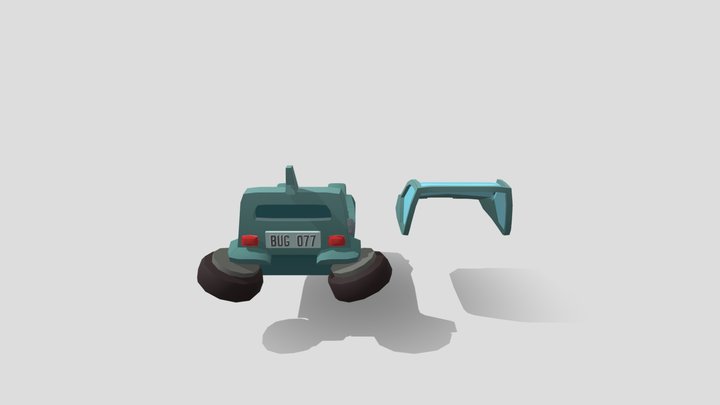 Flying Car 3D Model