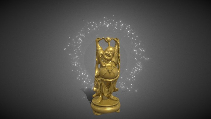 Laughing Buddha 3D Model