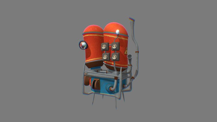 Economic Generator Hello Guest 3D Model
