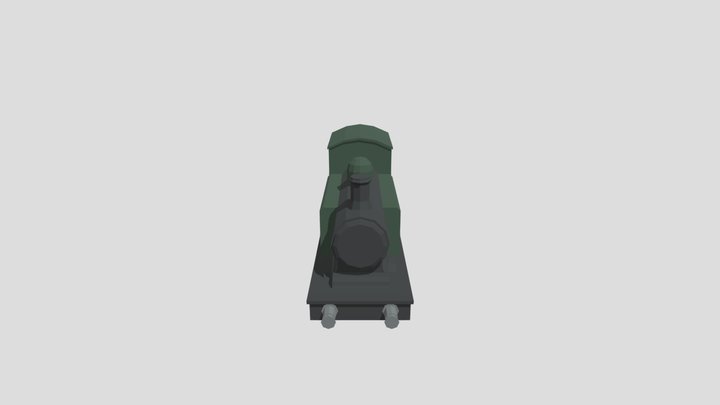 lowpoly train 3D Model