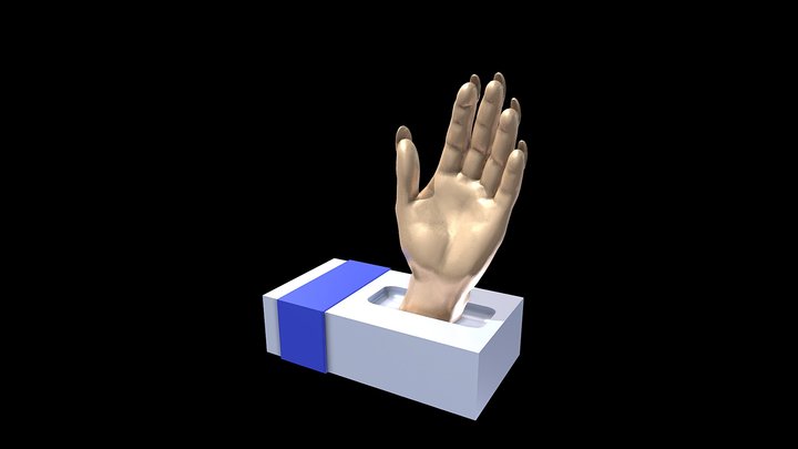 Hand Coming Out – Gratis 3D-model STL