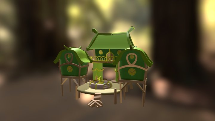 Pondon Building 1 3D Model
