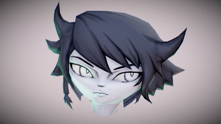 sketchy girl 3D Model