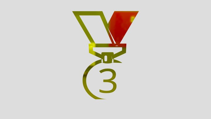 Third Place Medal – Modelo 3D gratuito STL