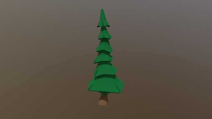 Lowpoly tree 3D Model