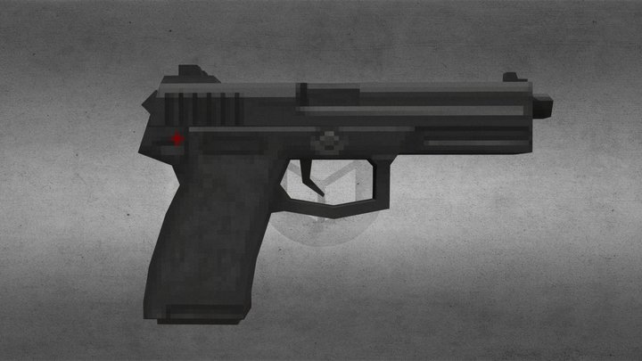 HK MK 23 low-poly