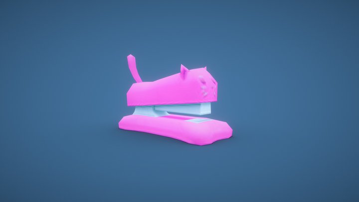 Cat Stapler - Household Props Challenge – Free 3D Model STL