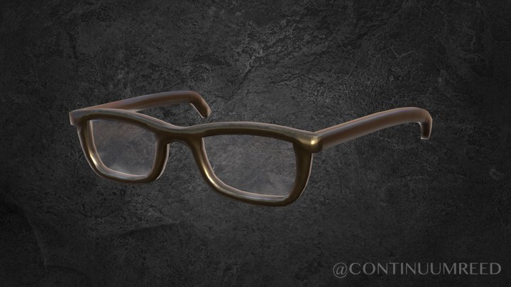Glasses: Rose - Game-Ready (Free) 3D Model