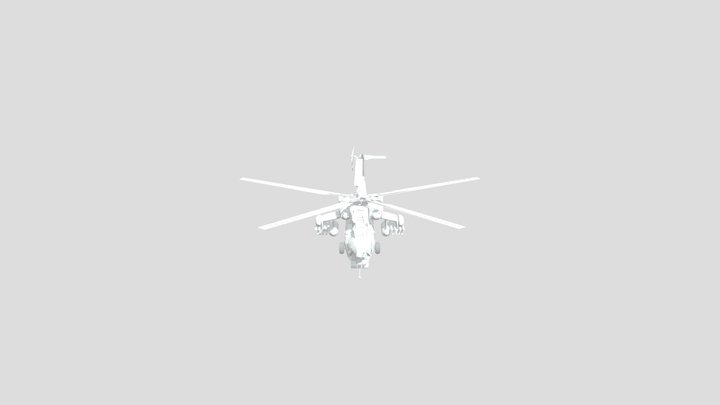 Mi-28_obj 3D Model