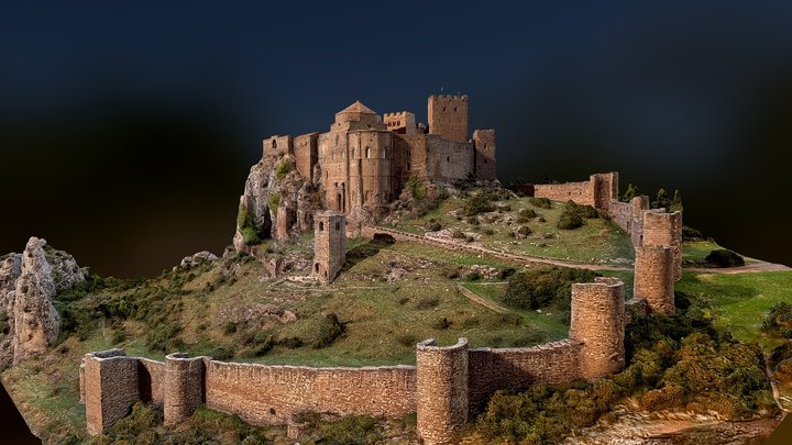 Castel of Loarre 3D Model