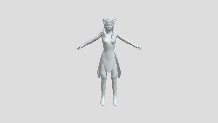 Keyleth_ Low 3D Model