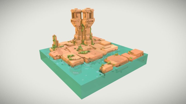 Lost Ruins 3D Model