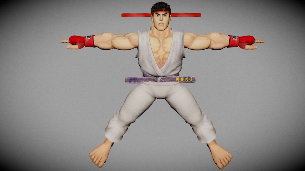 Xbox 360 - Super Street Fighter IV: Arcade Edition - Ryu - The Models  Resource