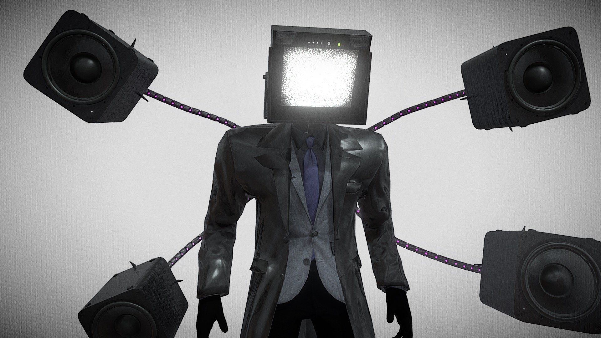 Large Tvman 1.1 (speaker) - Download Free 3D model by Skibidi_boom6 ...